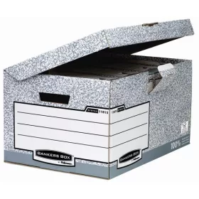   Csapófedeles archiválókonténer, BANKERS BOX&reg; SYSTEM by FELLOWES&reg;, szürke (IFW11815BB)