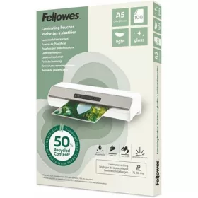   Meleglamináló fólia, 80 mikron, A5, fényes, 100 db, FELLOWES Light (IFW143440)