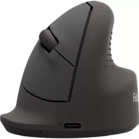   Egér, vezeték nélküli, optikai, vertikális, közepes méret, FELLOWES Breyta™, fekete (IFW43579)