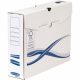Archiválódoboz, A4, 80 mm, FELLOWES Bankers Box Basic, kék-fehér (IFW4460103)