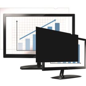   Monitorszűrő, betekintésvédelemmel, 527x297 mm, 23,8, 169, FELLOWES PrivaScreen™, fekete (IFW48169)