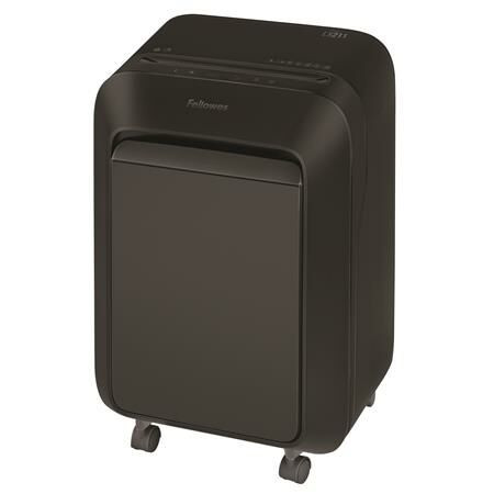 Iratmegsemmisítő, mikrokonfetti, 14 lap FELLOWES Powershred LX211, fekete (IFW50502)