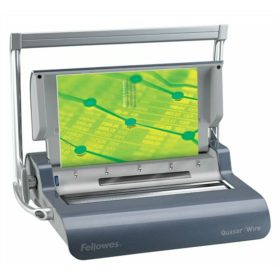   Spirálozógép, fém spirálkötéshez, manuális, 130 lap, FELLOWES Quasar Wire (IFW52241)