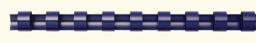 Spirál, műanyag, 6 mm, 10-20 lap, FELLOWES, 100 db, kék (IFW53451)