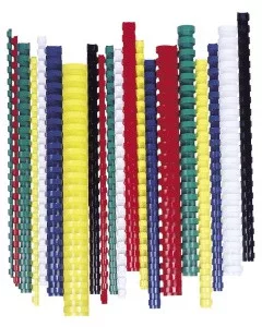 Spirál, műanyag, 32 mm, 241-280 lap, FELLOWES, 50 db, fehér (IFW53490)