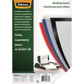   Előlap, A4, 280 mikron, polipropilén, matt, FELLOWES Futura, tejfehér (IFW53765)