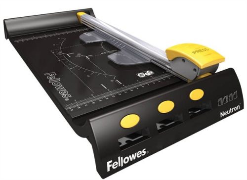 Vágógép, görgős, A4, 10 lap, FELLOWES Neutron A4+ (IFW54101)
