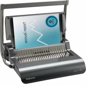   Spirálozógép, műanyag spirálkötéshez, manuális, 500 lap, FELLOWES Quasar+ (IFW56277)