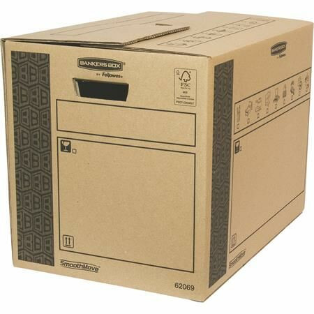 Költöztető doboz, 35x37x50 cm, FELLOWES, SmoothMove™ Heavy Duty (IFW62069)