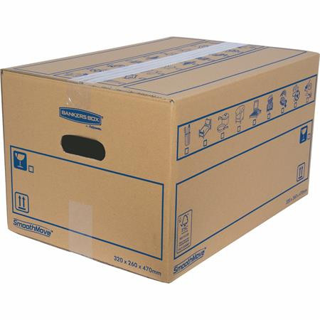 Költöztető doboz, 32x26X47 cm, FELLOWES SmoothMove™ Everyday (IFW62072)