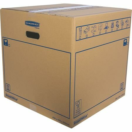 Költöztető doboz, 44,6x44,6X44,6 cm, FELLOWES SmoothMove™ Everyday (IFW62074)