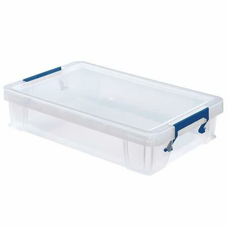 Műanyag tároló doboz, átlátszó, 5,5 liter, FELLOWES, ProStore™ (IFW77303)