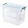 Műanyag tároló doboz, átlátszó, 18,5 liter, FELLOWES, ProStore™ (IFW77305)