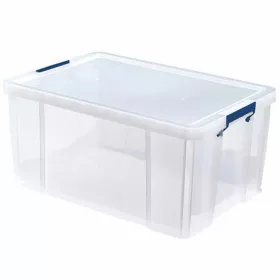   Műanyag tároló doboz, átlátszó, 70 liter, FELLOWES, ProStore™ (IFW77310)