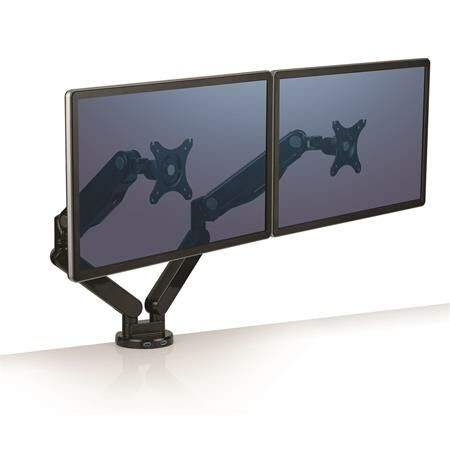 Monitortartó kar, két monitorhoz, FELLOWES Platinum Series™Dual (IFW80425)