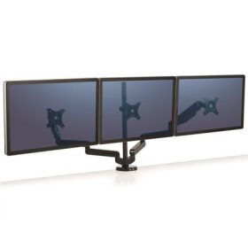   Monitortartó kar, három monitorhoz, FELLOWES Platinum Series™ Trial, fekete (IFW80426)