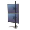 Monitortartó kar, FELLOWES, Seasa™ Dual Stacking, fekete (IFW80440)