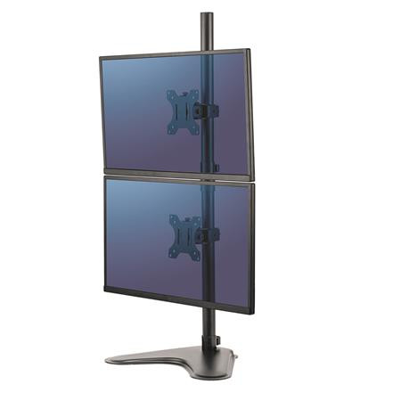 Monitortartó kar, FELLOWES, Seasa™ Dual Stacking, fekete (IFW80440)