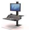 Ülő/álló munkaállomás, FELLOWES, Lotus™ VE, egy monitorhoz (IFW80801)