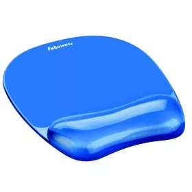   Egéralátét csuklótámasszal, géltöltésű, FELLOWES Crystal™ Gel, kék (IFW91141)