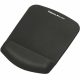 Egéralátét csuklótámasszal, habtöltésű, FELLOWES PlushTouch™, fekete (IFW92520)