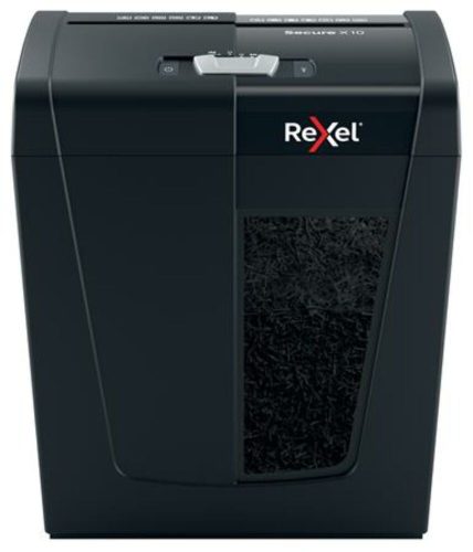 Iratmegsemmisítő, konfetti, 10 lap, REXEL, Secure X10 (IGTR2020124)