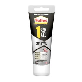   Ragasztó, építési-szerelési, 90 g, HENKEL Pattex One for All Crystal (IH2312310)