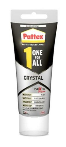 Ragasztó, építési-szerelési, 90 g, HENKEL Pattex One for All Crystal (IH2312310)