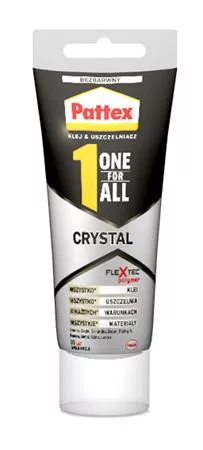 Ragasztó, építési-szerelési, 90 g, HENKEL Pattex One for All Crystal (IH2312310)