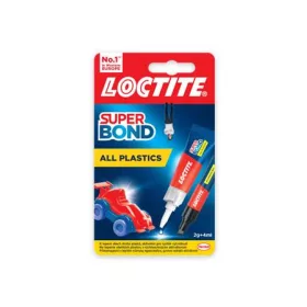   Pillanatragasztó gél, 2 g + 4 ml, HENKEL Loctite Super Bond Plastik (IH2733065)