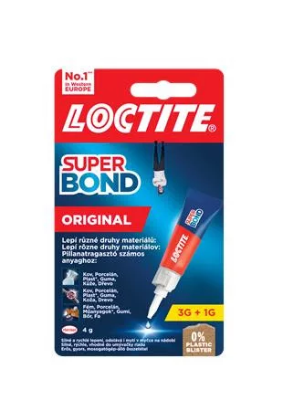 Pillanatragasztó, 4 g, HENKEL Loctite Super Bond Original (IH2733067)