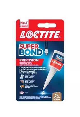 Pillanatragasztó, 5 g, HENKEL Loctite Super Bond Precision (IHSA5)