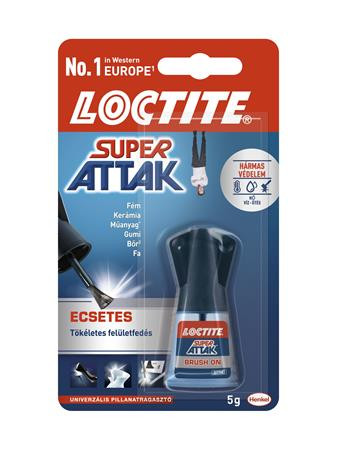 Pillanatragasztó, ecsetes, 5 g, HENKEL Loctite Super Bond (IHSA6)