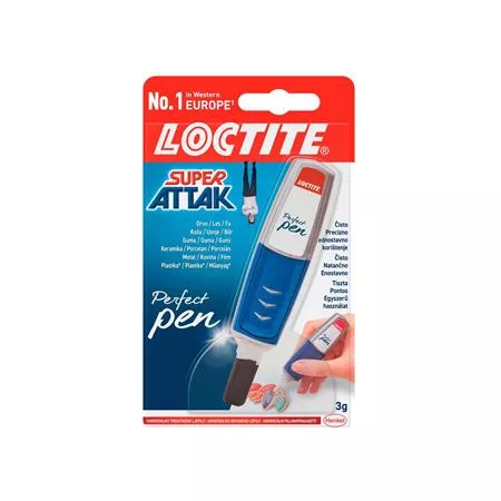 Pillanatragasztó, 3 g, HENKEL Loctite Super Bond CREATIVE Perfect Pen (IHSA7)