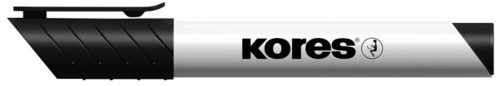 Tábla- és flipchart marker, 1-3 mm, kúpos, KORES K-Marker, fekete (IK20830)