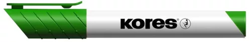 Tábla- és flipchart marker, 3 mm, kúpos, KORES K-Marker XW1, zöld (IK20835)