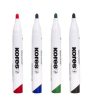Tábla- és flipchart marker készlet, 3 mm, kúpos, KORES K-Marker XW1, 4 különböző szín (IK20843)