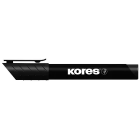   Alkoholos marker, 3-5 mm, kúpos, KORES K-Marker XP1, fekete (IK20930)