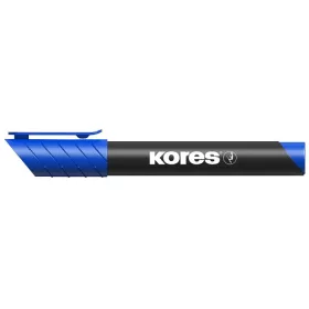   Alkoholos marker, 3-5 mm, kúpos, KORES K-Marker XP1, kék (IK20933)