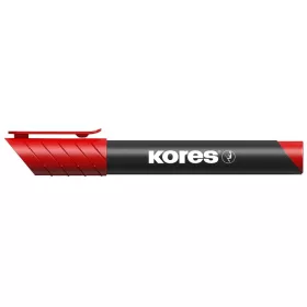   Alkoholos marker, 3-5 mm, kúpos, KORES K-Marker XP1, piros (IK20937)
