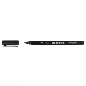 Alkoholos marker, CD/DVD, 1 mm, KORES, fekete (IK22100)