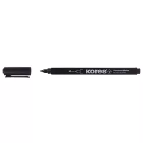 Alkoholos marker, CD/DVD, 1 mm, KORES, fekete (IK22100)
