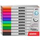 Tábla- és flipchart marker készlet, 1-3 mm kúpos, KORES K-Marker W1, 10 különböző szín (IK22841)