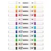 Dekormarker készlet, akril, 1-2 mm, kétvégű, KORES  K-Kreative, 12 különböző szín (IK23121)
