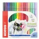 Filctoll készlet, kimosható, KORES K-beats, 15 különböző szín (IK29215)