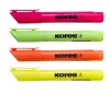 Szövegkiemelő készlet, 0,5-5 mm, KORES High Liner Plus, 4 különböző szín (IK36040)