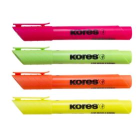  Szövegkiemelő készlet, 0,5-5 mm, KORES High Liner Plus, 4 különböző szín (IK36040)