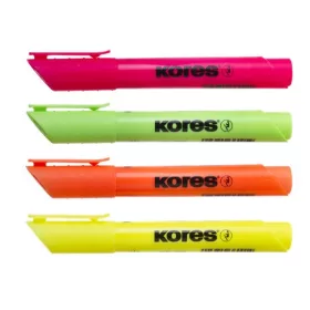   Szövegkiemelő készlet, 0,5-5 mm, KORES High Liner Plus, 4 különböző szín (IK36040)