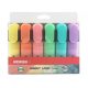 Szövegkiemelő készlet, 0,5-5 mm, KORES Bright Liner Plus Pastel, 6 különböző szín (IK36166)