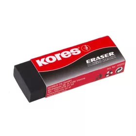 Radír, KORES KE-20, fekete (IK40202)